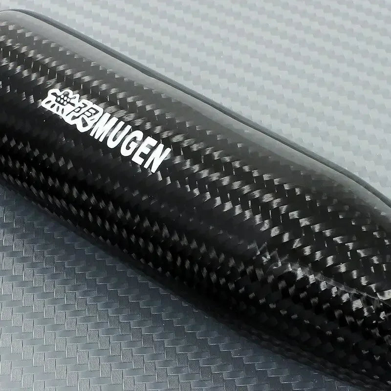 Carbon fiber style manual shift knob for performance car interior