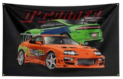 90x150CM 3X5Ft JDM CAR Flag Polyester Printed Racing Banner Garage or Outdoor For Decoration