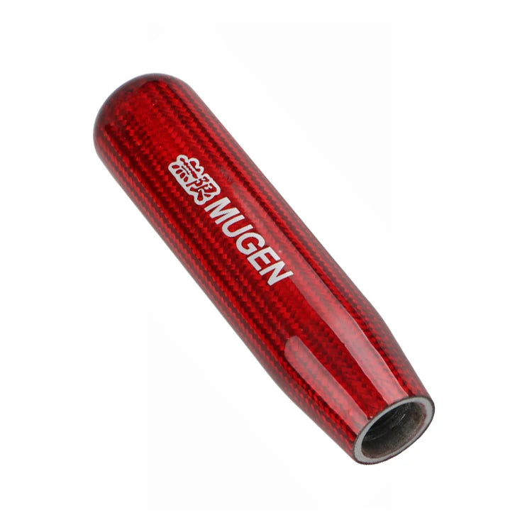 Carbon fiber style manual shift knob for performance car interior